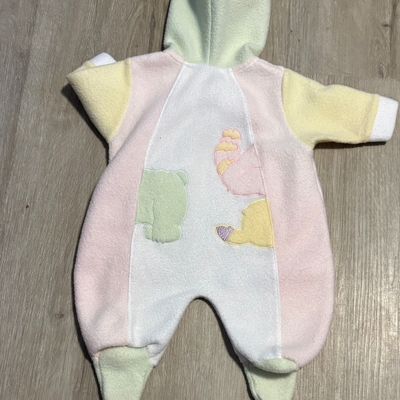 Pastel Hooded Baby Onesie - Picture 2 of 2
